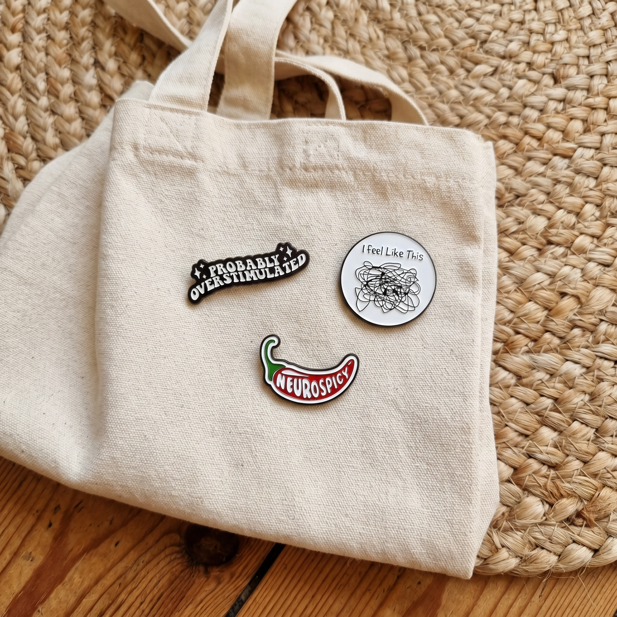 Emaille Pins - Gevoelig Typje